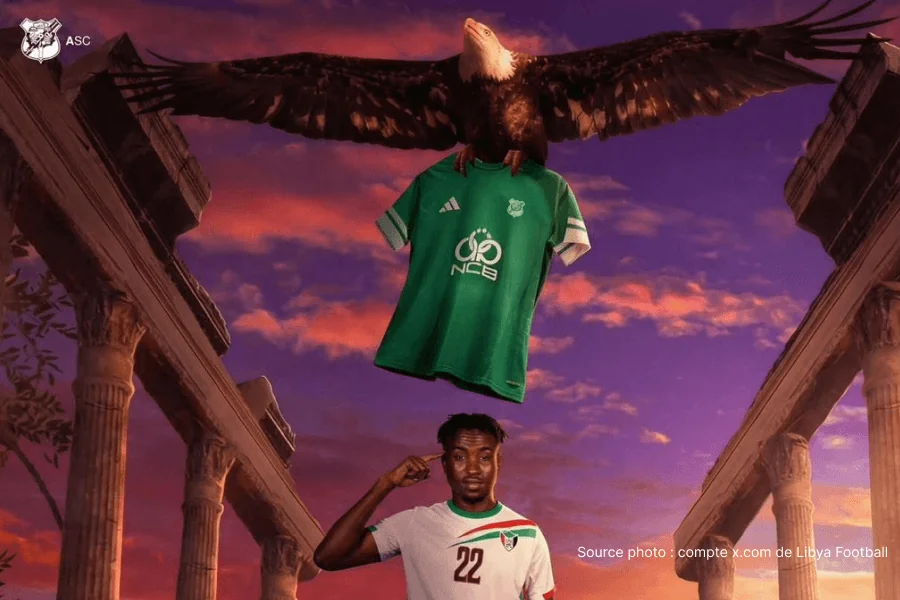 Al-Jazouli Nouh, artilheiro do Al Akhdar SC na J1 do Campeonato Grupo B durante a partida contra Al Nasr Benghazi em maio de 2026