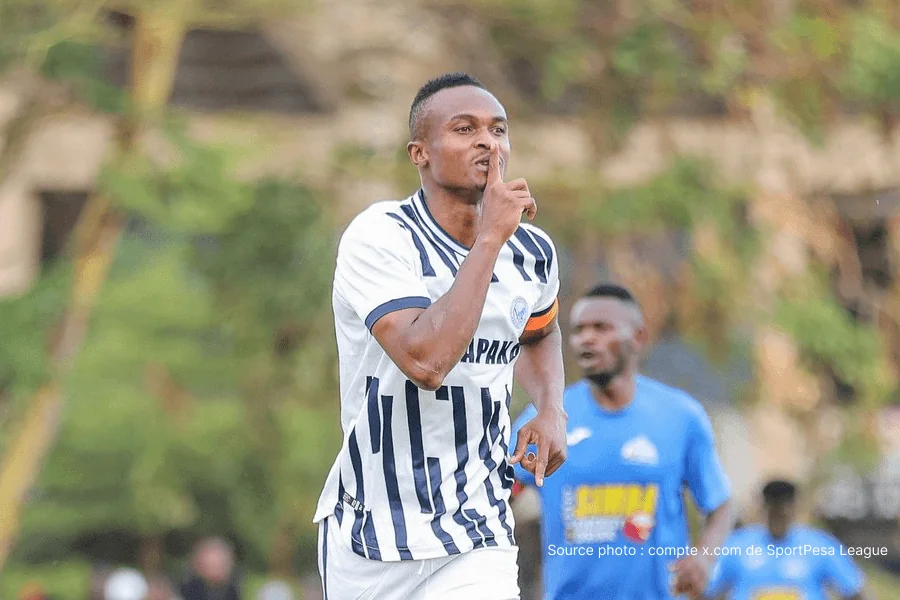 Capitão Clifton Miheso Sofapaka FC em sua última partida na SportPesa Premier League – Kasarani Annex maio 2026