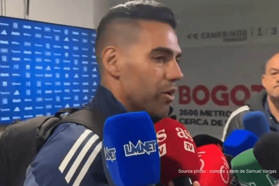 Radamel Falcão García em coletiva de imprensa após Millonarios Boyacá Chicó 23 de maio de 2026 – declaração sobre último jogo em Bogotá