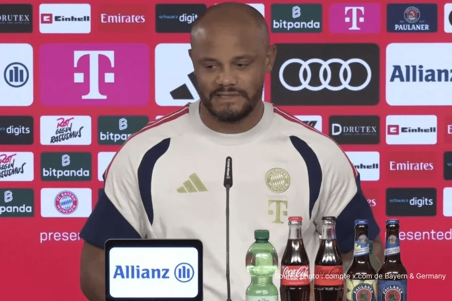 Vincent Kompany treinador Bayern de Munique Allianz Arena — Anthony Gordon Bayern de Munique Newcastle acordo pessoal maio 2026