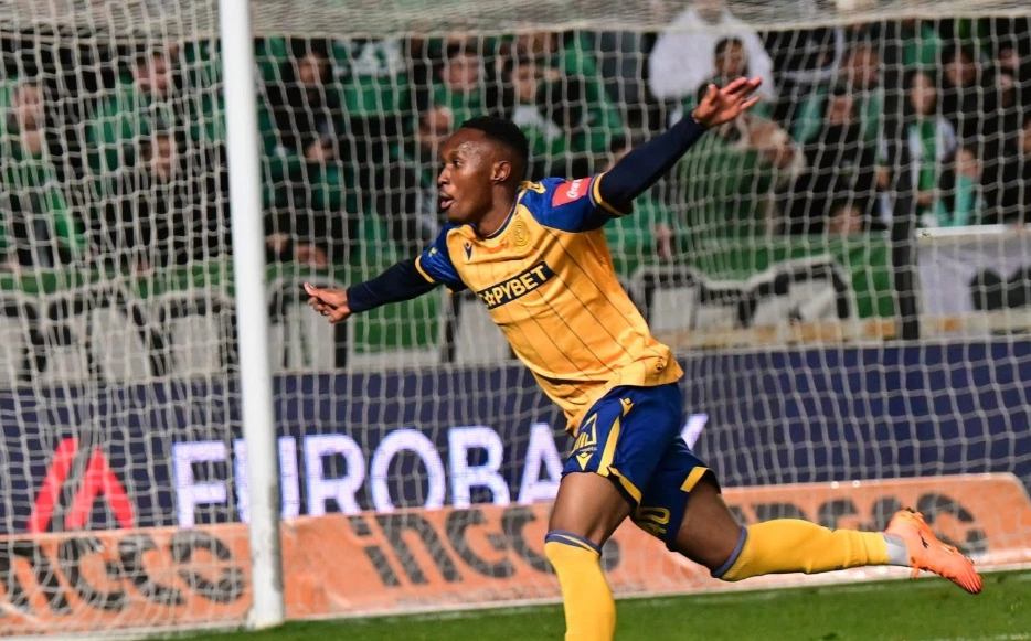 Thapelo Maseko marca para AEL Limassol em empréstimo desde Sundowns — Campeonato de Chipre