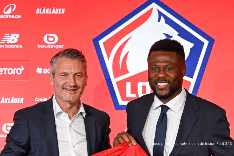 Chancel Mbemba zagueiro central LOSC Lille em fim de contrato junho 2026 — estrelas RDC fim de contrato verão 2026 Léopards Mundial