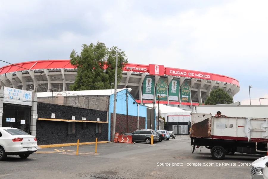 Estádio Azteca Cidade do México vista panorâmica antes do jogo de abertura México África do Sul 11 de junho de 2026 – Copa do Mundo 2026 Grupo A